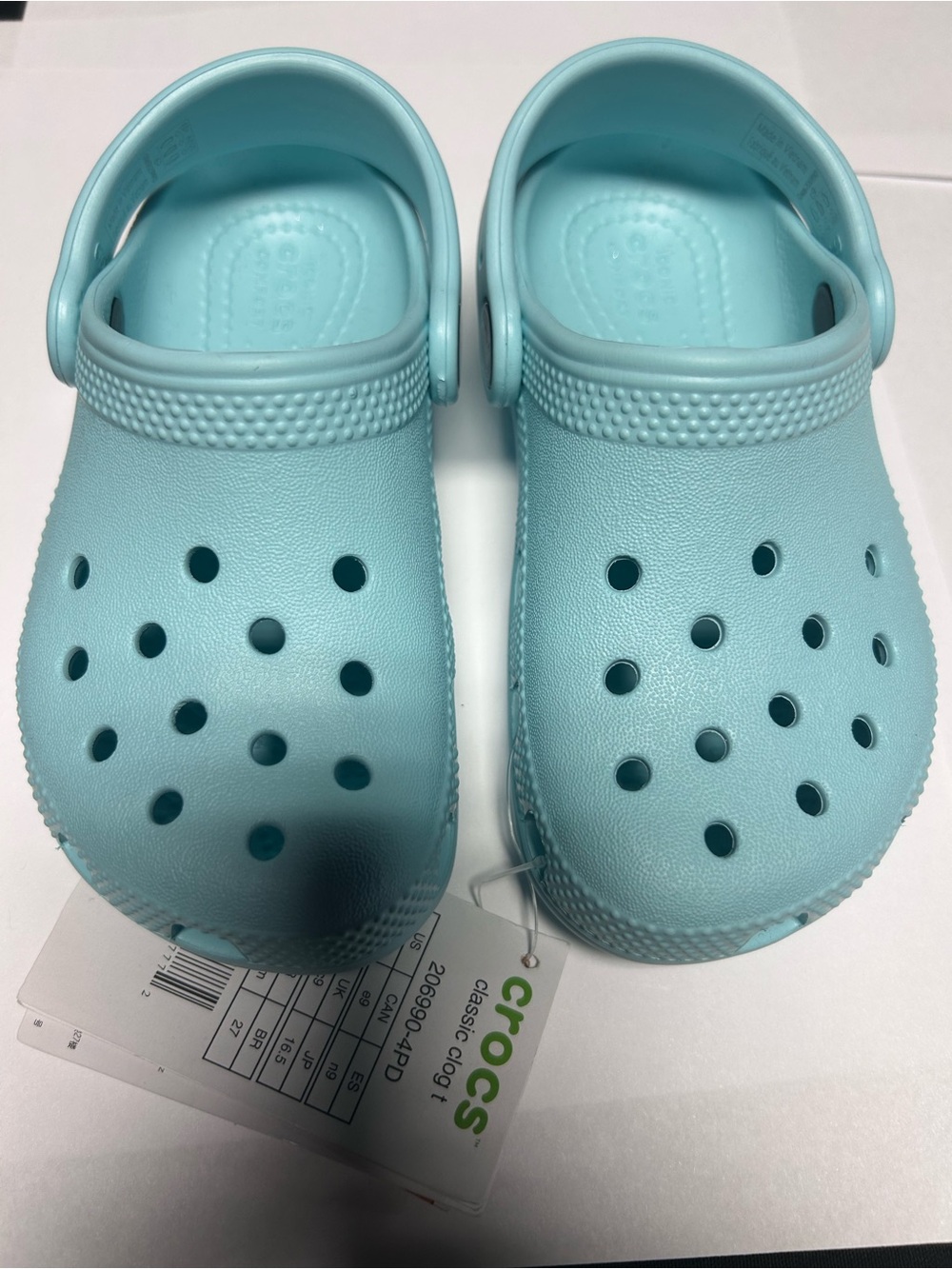 Crocs Classic Light Blue Toddler Size C9